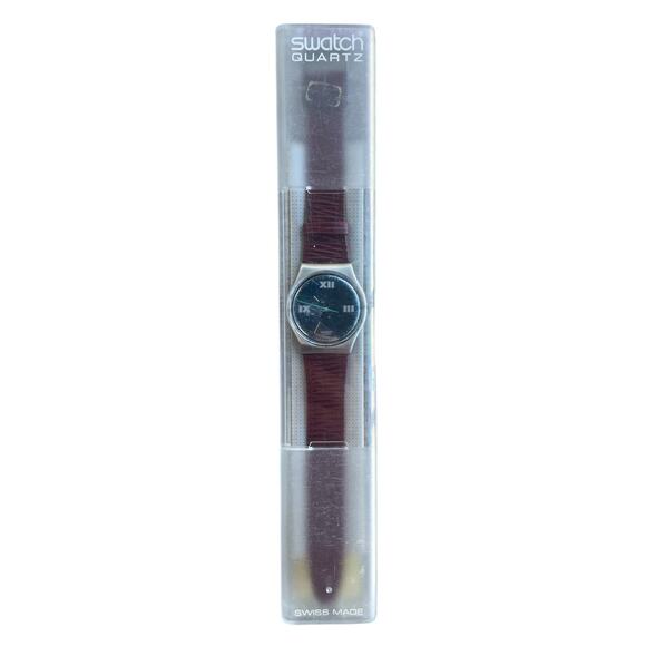 Swatch Watch PLAZA GX121 1991 Standards Designed By Georgio Gali New Old Stock - Picture 9 of 9